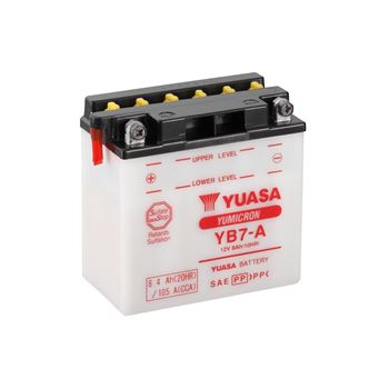 baterias de moto - Batería Yuasa YB7-A Combipack (con electrolito)