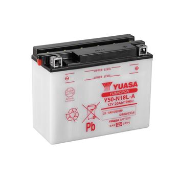baterias de moto - Batería Yuasa Y50-N18L-A Combipack (con electrolito)