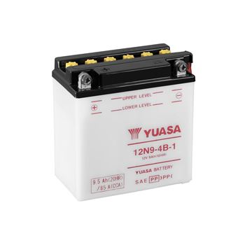 baterias de moto - Batería Yuasa 12N9-4B-1 Combipack (con electrolito)