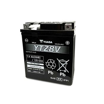 baterias de moto - Batería Yuasa YTZ8V Wet Charged (cargada y activada)