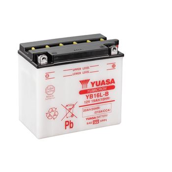 baterias de moto - Batería Yuasa YB16L-B Combipack (con electrolito)