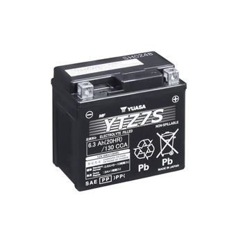 baterias de moto - Batería Yuasa YTZ7S Wet Charged (cargada y activada)