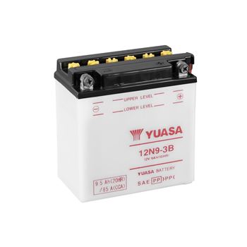 baterias de moto - Batería Yuasa 12N9-3B Combipack (con electrolito)