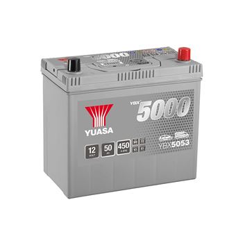 baterias de coche - Batería de arranque Yuasa YBX5053 (50Ah/450A)