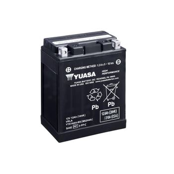 baterias de moto - Batería Yuasa YTX14AH-BS Combipack (con electrolito)