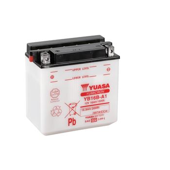 baterias de moto - Batería Yuasa YB16B-A1 Combipack (con electrolito)