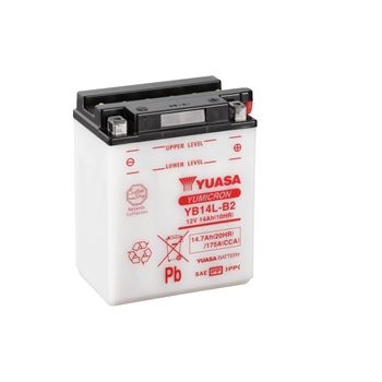 baterias de moto - Batería Yuasa YB14L-B2 Combipack (con electrolito)