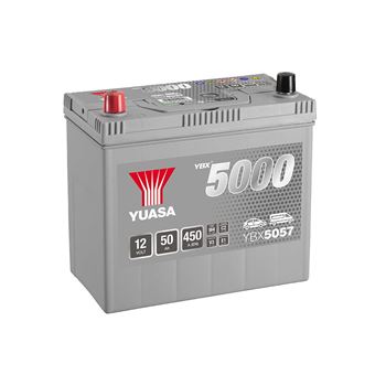 baterias de coche - Batería de arranque Yuasa YBX5057 (50Ah/450A)