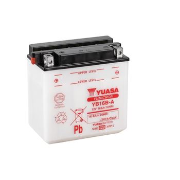 baterias de moto - Batería Yuasa YB16B-A Dry charged (sin electrolito)