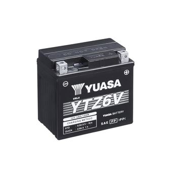 baterias de moto - Batería Yuasa YTZ6V Combipack (con electrolito)