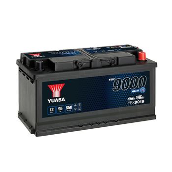 baterias de coche - Batería de arranque Start-Stop AGM Yuasa YBX9019 (95Ah/850A)
