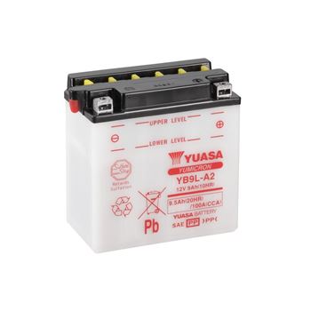 baterias de moto - Batería Yuasa YB9L-A2 Combipack (con electrolito)
