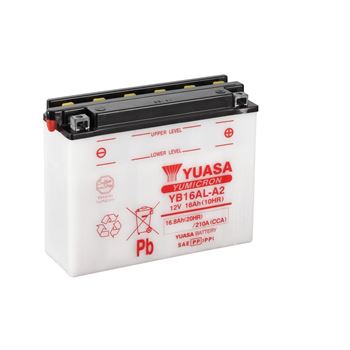 baterias de moto - Batería Yuasa YB16AL-A2 Combipack (con electrolito)