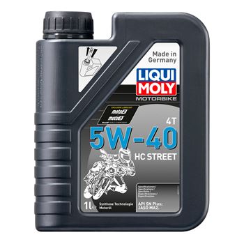 aceite moto 4t - Liqui Moly 4T 5w40 HC Street, 1L