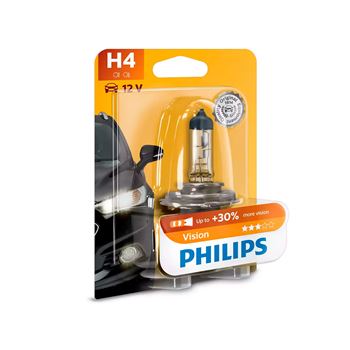 iluminacion coche - Lámpara Philips H4 12V 60/55W Vision
