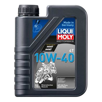 aceite moto 4t - Liqui Moly 4T 10w40 Basic Street 1L | 3044