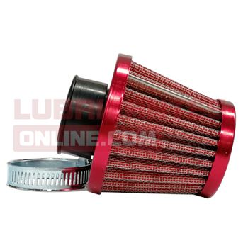 filtro de aire moto - Filtro cónico papel 28/35 recto. Rojo (729RJ)