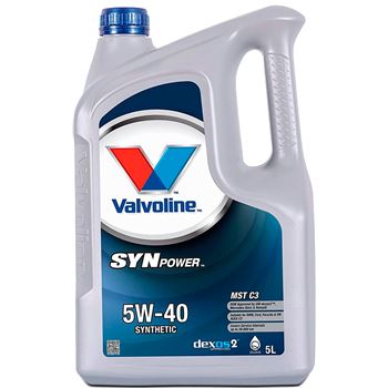 aceite de motor coche - Valvoline Synpower MST C3 5w40 5L