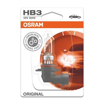 iluminacion coche - Lámpara HB3 12V 60W P20d (1 ud) | OSRAM 9005-01B