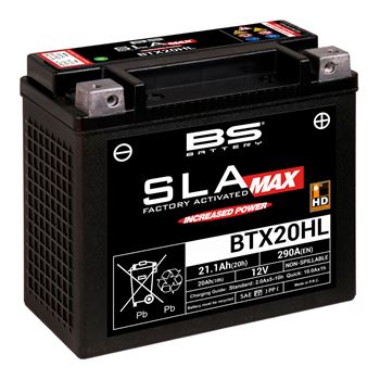 baterias de moto - Batería BS Battery SLA MAX BTX20HL | BS 300883