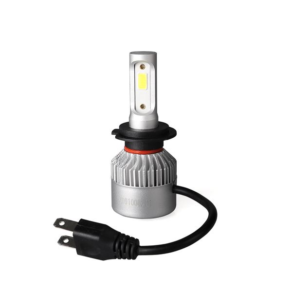 Auxbeam Bombilla LED H7, bombillas LED Powersport de 60 W 16000 LM,  bombillas inalámbricas H7 serie Q30 2024 con brillo 5X y refrigeración  mejoradas