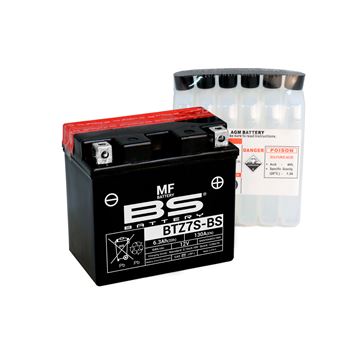 baterias de moto - Batería BS Battery BTZ7S-BS (con electrolito) | BS 300695