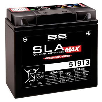 baterias de moto - Batería BS Battery SLA MAX 51913 | BS 300860