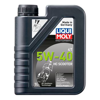 aceite moto 4t - Liqui Moly 4T 5w40 HC Scooter, 1L - producto descatalogado