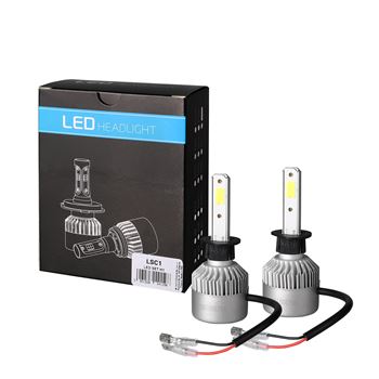 iluminacion coche - Kit bombillas LED H1 (CANBUS, 6500K) | LSC1