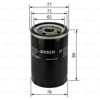 filtro de aceite coche - (P3227) Filtro de aceite BOSCH 0451103227