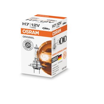 iluminacion coche - Lámpara H7 12V 55W PX26d (1 ud) | OSRAM 64210