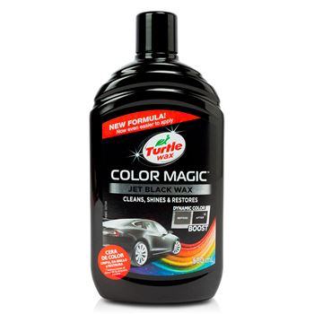 champus limpiadores y restauradores de color - Color Magic Negro, 500ml | Turtle Wax TW52708