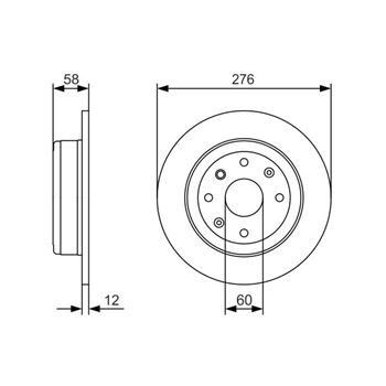 discos de freno coche - (BD 2128) Disco de freno BOSCH 0986479A56