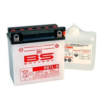 baterias de moto - Batería BS Battery BB7L-B (con electrolito) | BS 310594