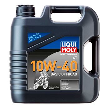 aceite moto 4t - Liqui Moly 4T 10w40 Basic Off Road, 4L