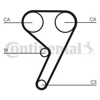 kit de distribucion - Kit de distribución CONTITECH CT881K6