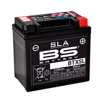 baterias de moto - Batería BS Battery SLA BTX5L | BS 300670