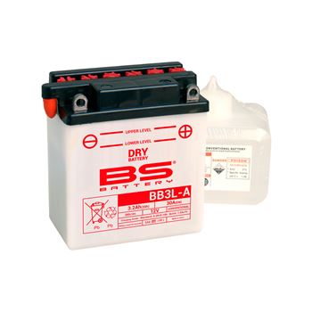 baterias de moto - Batería BS Battery BB3L-A (con electrolito) | BS 310589