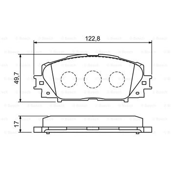 pastillas de freno coche - (BP1108) Pastilla de freno BOSCH 0986494198