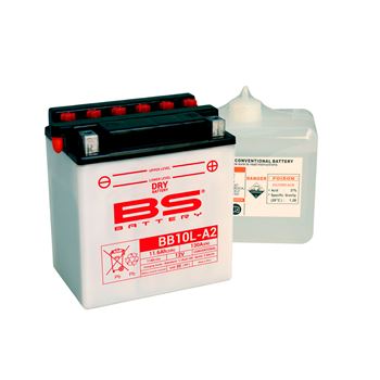 baterias de moto - Batería BS Battery BB10L-A2 (con electrolito) | BS 310556