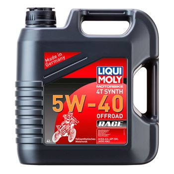 aceite moto 4t - Liqui Moly 4T Synth 5w40 Offroad Race 4L | 3019