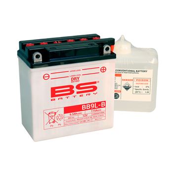 baterias de moto - Batería BS Battery BB9L-B (con electrolito) | BS 310599