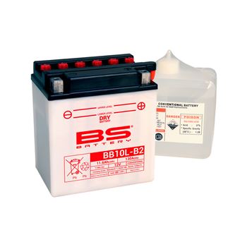 baterias de moto - Batería BS Battery BB10L-B2 (con electrolito) | BS 310557