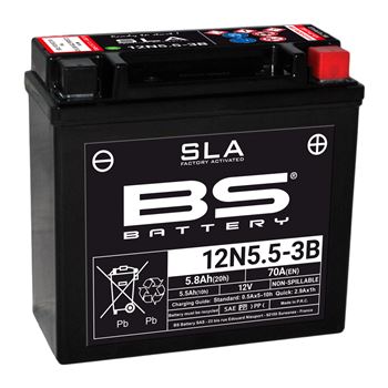 baterias de moto - Batería BS Battery SLA 12N5.5-3B | BS 300840