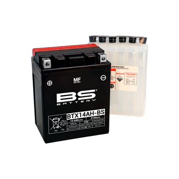 baterias de moto - Batería BS Battery BTX14AH-BS (con electrolito) | BS 300606
