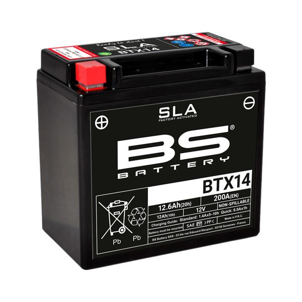 Bater A Bs Battery Sla Btx Bs