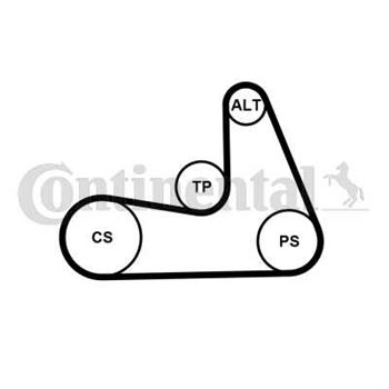 correa trapezoidal - Correa Trapezoidal Spa CONTITECH 5PK1121 EXTRA