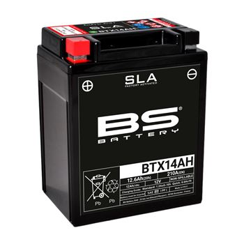 baterias de moto - Batería BS Battery SLA BTX14AH | BS 300758
