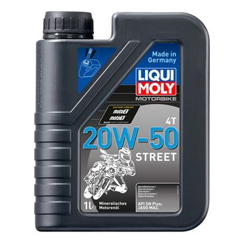 aceite moto 4t - Liqui Moly 4T 20w50 Street, 1L