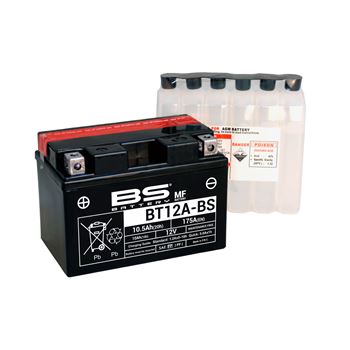 baterias de moto - Batería BS Battery BT12A-BS (con electrolito) | BS 300602
